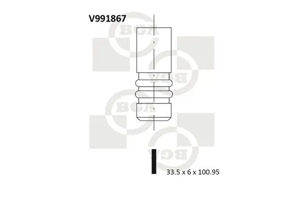 Ieplūdes vārsts BGA V991867