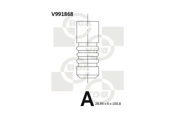Izplūdes vārsts BGA V991868