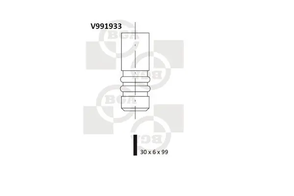 Ieplūdes vārsts BGA V991933