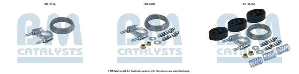 Montāžas komplekts, Sodrēju-/Daļiņu filtrs BM CATALYSTS