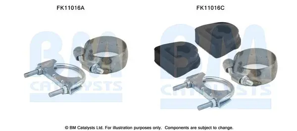 Montāžas komplekts, Sodrēju-/Daļiņu filtrs BM CATALYSTS