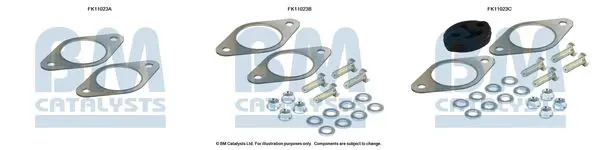 Montāžas komplekts, Sodrēju-/Daļiņu filtrs BM CATALYSTS