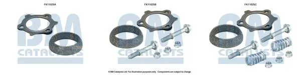 Montāžas komplekts, Sodrēju-/Daļiņu filtrs BM CATALYSTS