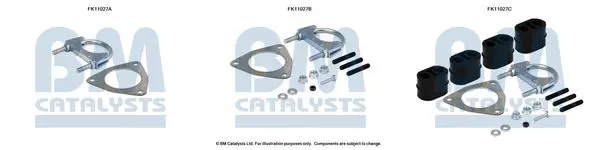 Montāžas komplekts, Sodrēju-/Daļiņu filtrs BM CATALYSTS