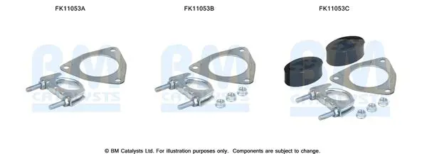 Montāžas komplekts, Sodrēju-/Daļiņu filtrs BM CATALYSTS
