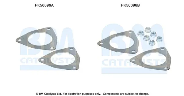 Montāžas komplekts, Izplūdes caurule BM CATALYSTS