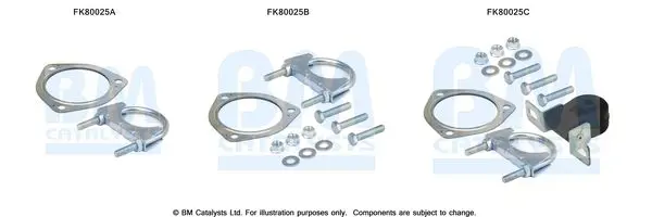 Montāžas komplekts, Katalizators BM CATALYSTS FK80025