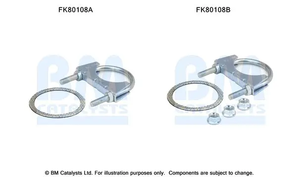 Montāžas komplekts, Katalizators BM CATALYSTS FK80108