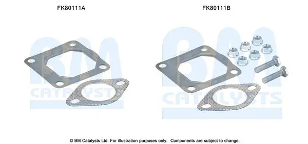Montāžas komplekts, Katalizators BM CATALYSTS FK80111