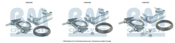 Montāžas komplekts, Katalizators BM CATALYSTS FK80120