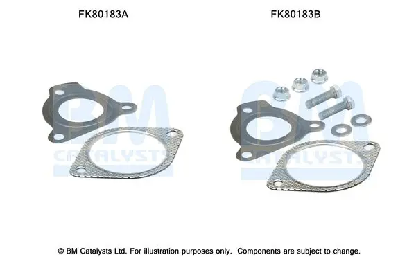 Montāžas komplekts, Katalizators BM CATALYSTS FK80183