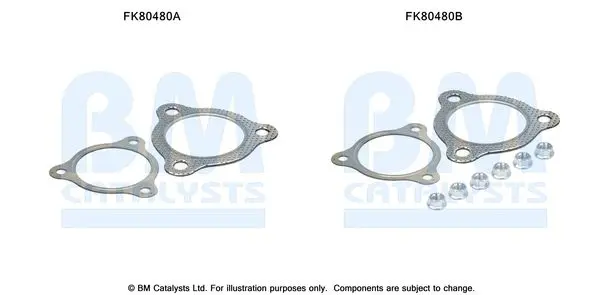 Montāžas komplekts, Katalizators BM CATALYSTS FK80480
