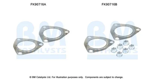 Montāžas komplekts, Katalizators BM CATALYSTS FK90716