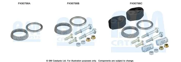 Montāžas komplekts, Katalizators BM CATALYSTS FK90798