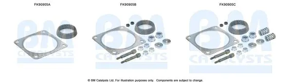 Montāžas komplekts, Katalizators BM CATALYSTS FK90905