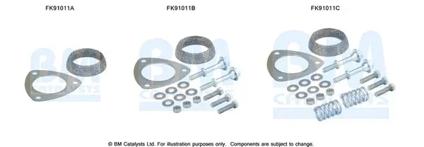 Montāžas komplekts, Katalizators BM CATALYSTS FK91011