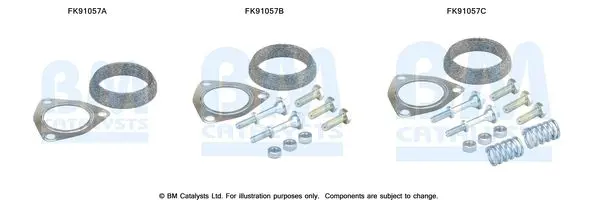 Montāžas komplekts, Katalizators BM CATALYSTS FK91057
