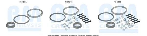 Montāžas komplekts, Katalizators BM CATALYSTS FK91259