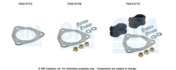 Montāžas komplekts, Katalizators BM CATALYSTS FK91377