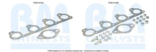 Montāžas komplekts, Katalizators BM CATALYSTS FK91415