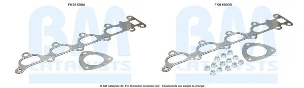 Montāžas komplekts, Katalizators BM CATALYSTS FK91500
