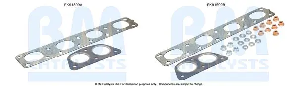 Montāžas komplekts, Katalizators BM CATALYSTS FK91509
