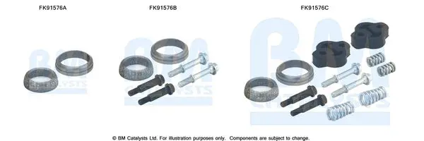 Montāžas komplekts, Katalizators BM CATALYSTS FK91576