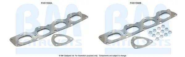 Montāžas komplekts, Katalizators BM CATALYSTS FK91598