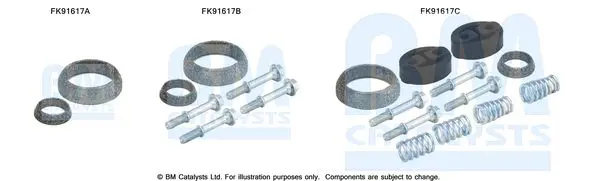 Montāžas komplekts, Katalizators BM CATALYSTS FK91617