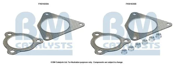 Montāžas komplekts, Katalizators BM CATALYSTS FK91630