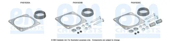 Montāžas komplekts, Katalizators BM CATALYSTS FK91635