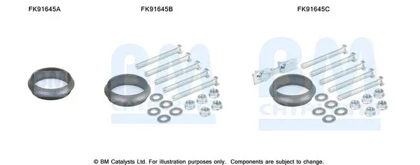 Montāžas komplekts, Katalizators BM CATALYSTS FK91645