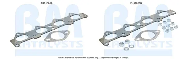 Montāžas komplekts, Katalizators BM CATALYSTS FK91688
