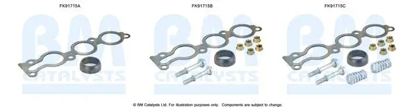 Montāžas komplekts, Katalizators BM CATALYSTS FK91715