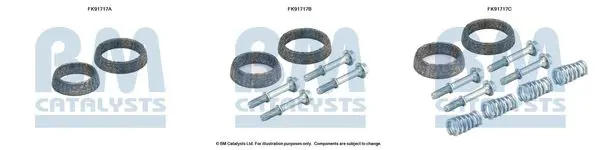 Montāžas komplekts, Katalizators BM CATALYSTS FK91717