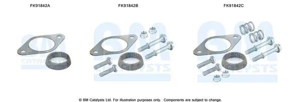 Montāžas komplekts, Katalizators BM CATALYSTS FK91842