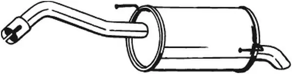 Izplūdes gāzu trokšņa slāpētājs (pēdējais) BOSAL