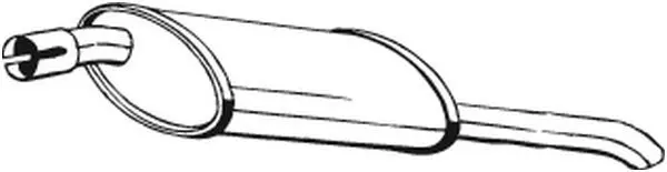 Izplūdes gāzu trokšņa slāpētājs (pēdējais) BOSAL