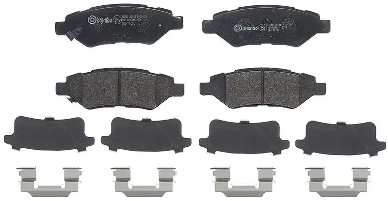 Bremžu uzliku kompl., Disku bremzes BREMBO