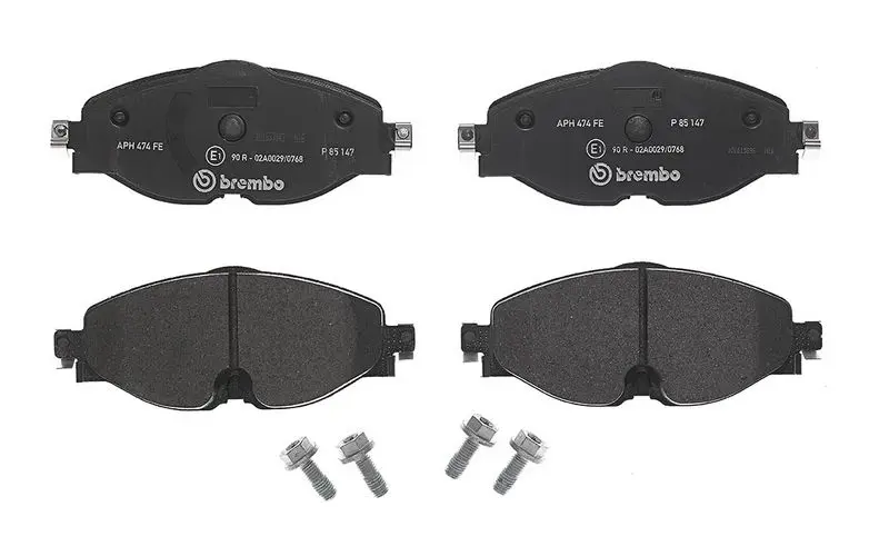 Bremžu uzliku kompl., Disku bremzes BREMBO