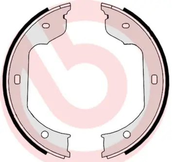 Bremžu loku kompl., Stāvbremze BREMBO S06511