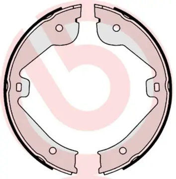 Bremžu loku kompl., Stāvbremze BREMBO S85536