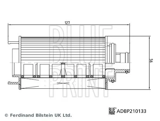 Eļļas filtrs Blue Print ADBP210133