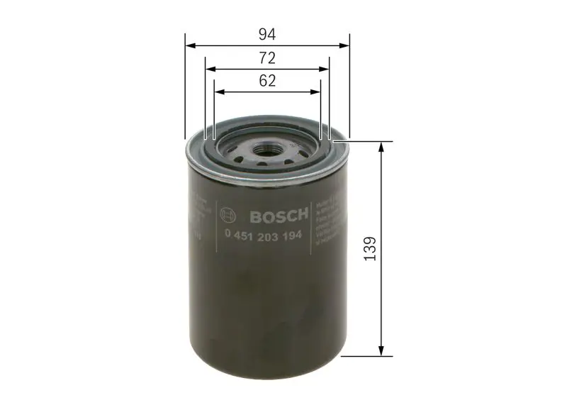 Eļļas filtrs Bosch 0451203194