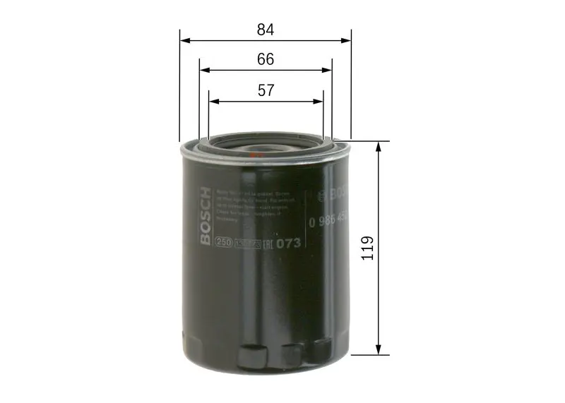 Eļļas filtrs Bosch 0986452000