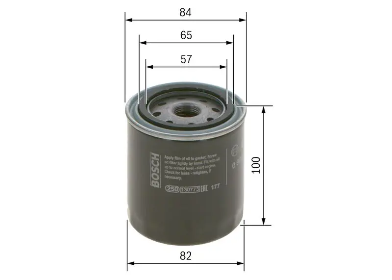 Eļļas filtrs Bosch 0986452023
