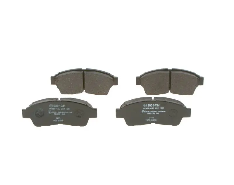 Brake pad set, disc brake Bosch