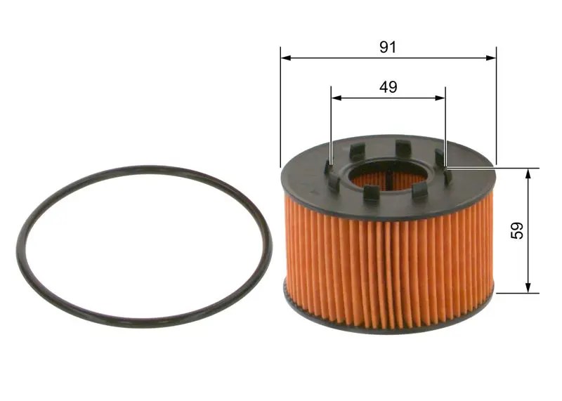 Eļļas filtrs Bosch 1457429239