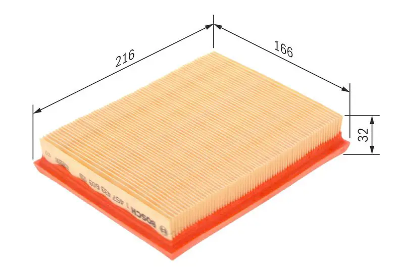 Gaisa filtrs Bosch 1457433306