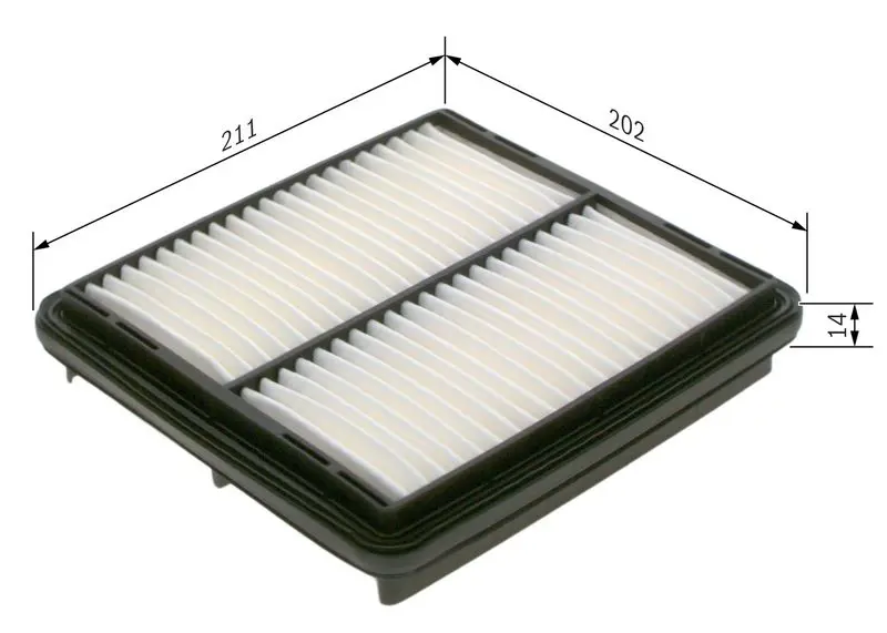 Gaisa filtrs Bosch 1457433963
